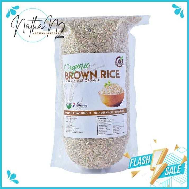 

BROWN RICE ( BERAS COKLAT ORGANIK ) BY NATHAN'S GROSIR KUALITAS BAGUS !!