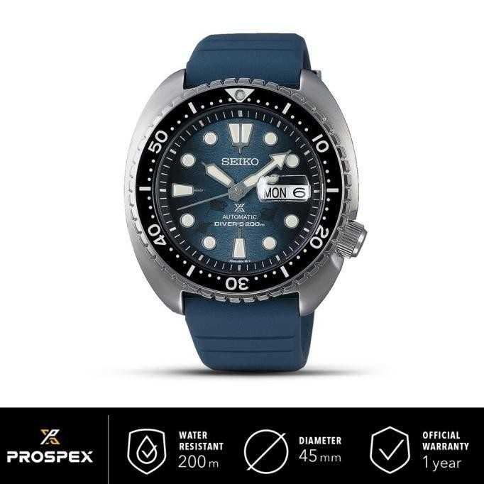 Grosir Jam Tangan Pria Seiko Prospex Sea King Turtle Srpf77K1 Special Edition