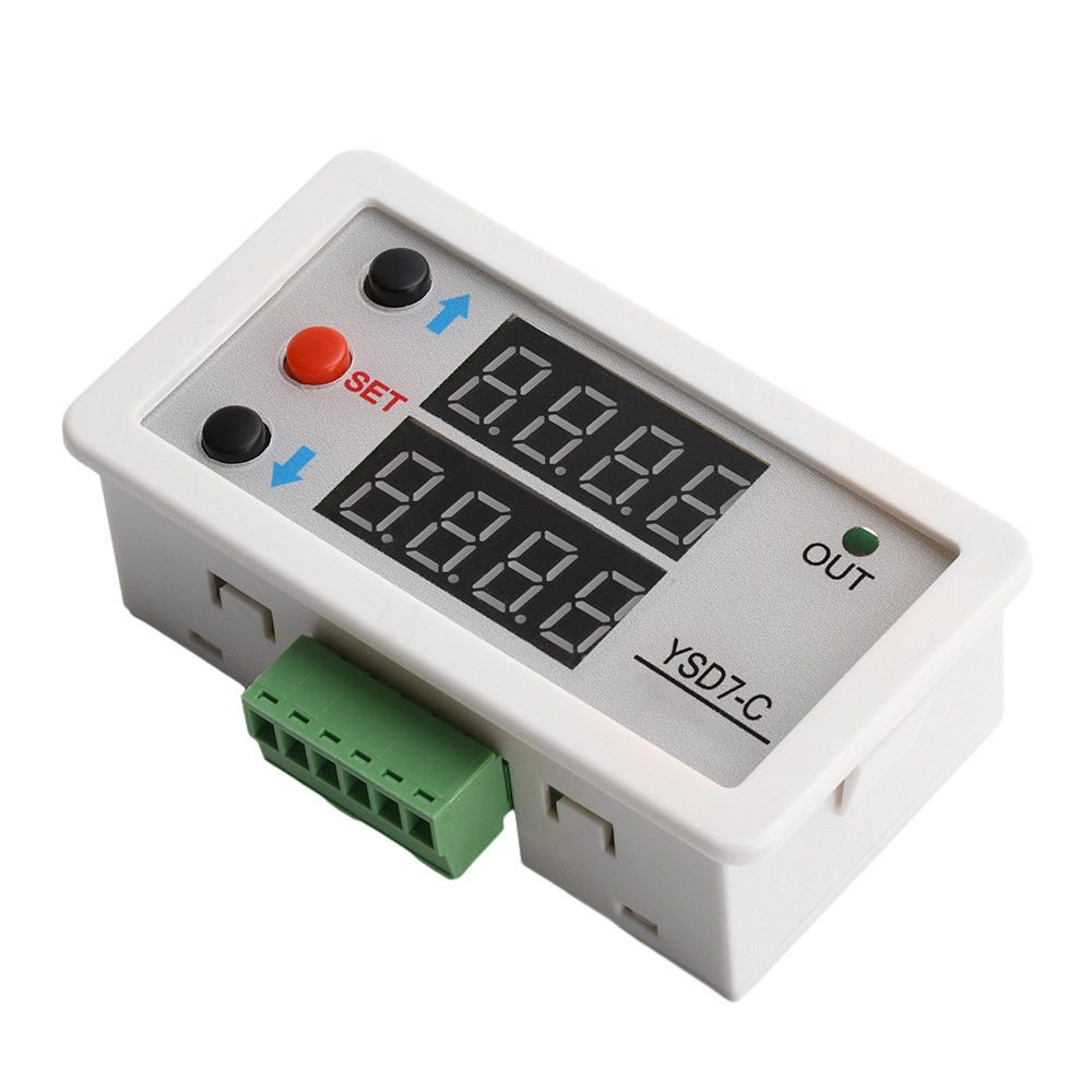 DRT Digital Display Meter 0-10V 0-20mA 2-10V 4-20mA Analog Signal Input 0-10V Indicator Process Pane