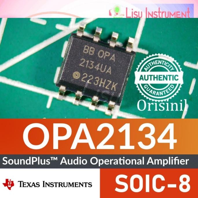 Murah Original OPA2134UA OPA 2134UA Audio Operational Amplifiers SOIC-8 TI lisu992 Ayo Beli