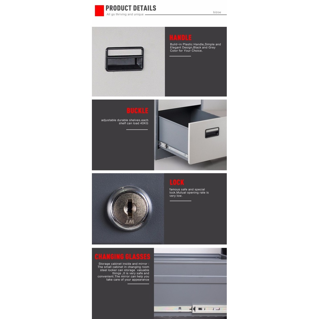 

FILING CABINET 4 LACI LEMARI ARSIP KABINET LEMARI BESI KANTOR