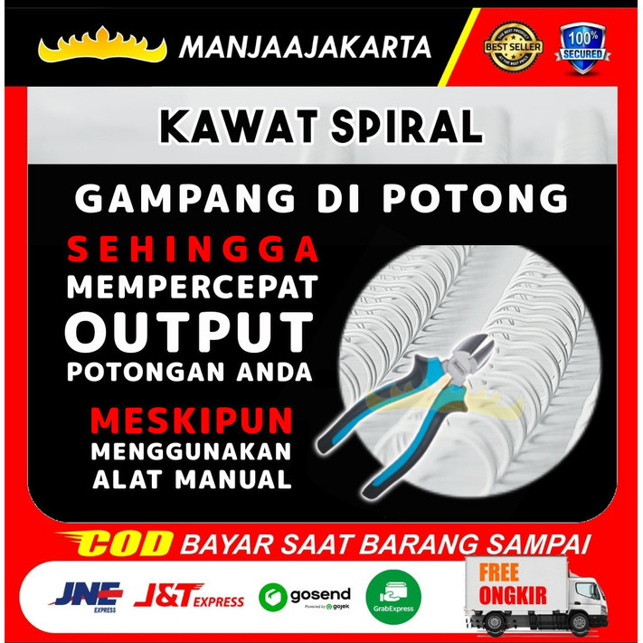 

SPIRAL KALENDER TOPAS PLUS 5/16 PUTIH JILID SPIRAL NOMOR 5 PUTIH RING
