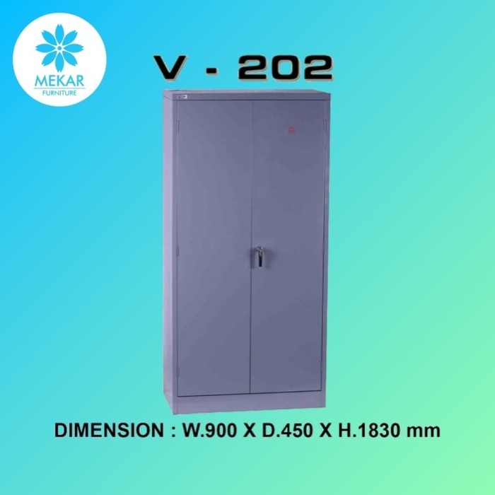 

LEMARI ARSIP KANTOR VIP V-202 - LEMARI BESI