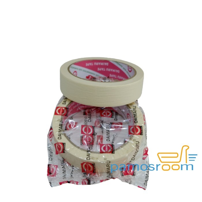

LAKBAN KERTAS DAIMARU MASKING TAPE 24MM 1 INCH (1DUS ISI 96ROLL)