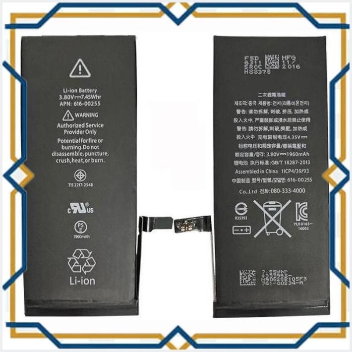 [ezs] baterai battery batt iphone 7 7g 1960mah original ori 100%