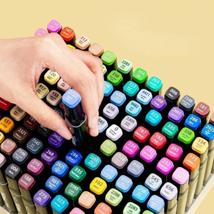 

TOUCHFIVE TOUCHNEW MARKER SPIDOL 120 COLORS TWIN MARKER SKETSA SPIDOL