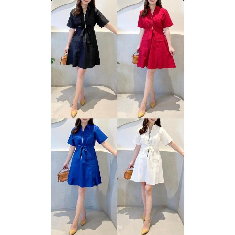 Jenn Dress Basic - Dress Wanita Casual - Dress Wanita Polos Katun