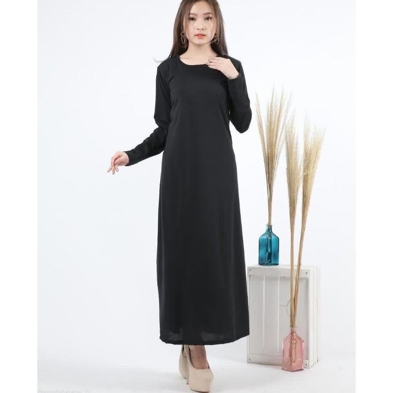 Dress Inner Lengan Panjang Jersey