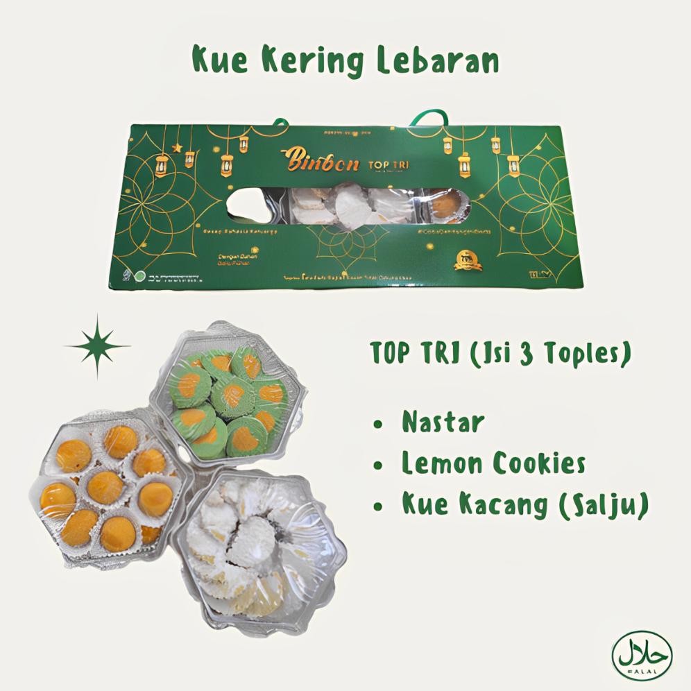 

WDM-2227 Paket Kue Lebaran isi 3 Toples/ Hadiah lebaran sangat cocok Viral