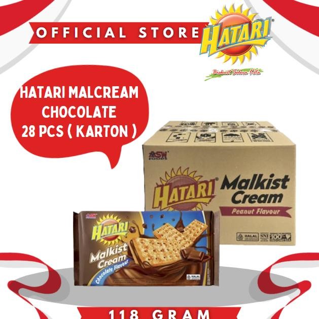 

kareemid hatari malkist cream chocolate 118 gr ( 28 pcs ) - karton