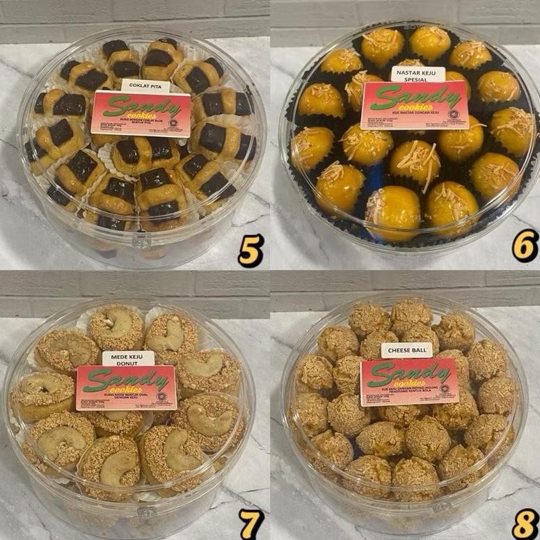 Special Sale SANDY COOKIES SPECIAL / SPESIAL (MERAH) TOPLES TIN SEDANG (EXP PANJANG) NASTAR / KASTEN