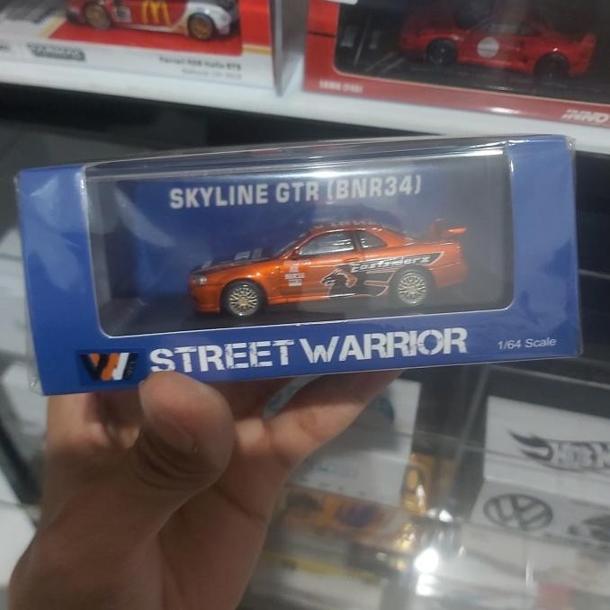 Street Warrior 64 Nissan Skyline R34 NFS Underground diecast