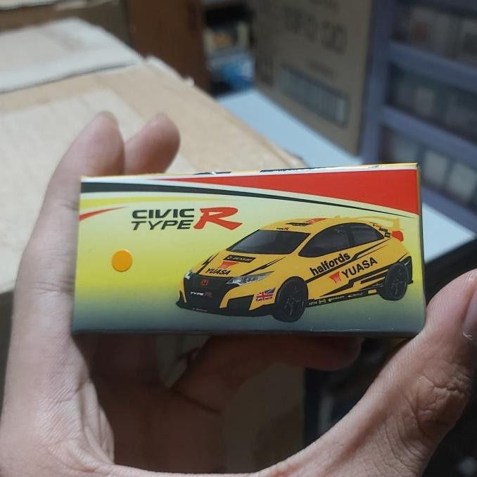 Tomica Honda Civic Type R Civic Type R Fans Club Custom Yellow