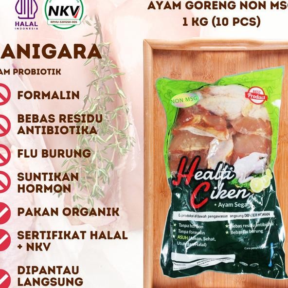

Healti Cien Healthy Chien Ayam Marinai Bumbu Goreng Non Mg Halal