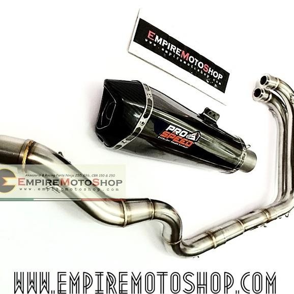Knalpot Prospeed Black Ninja 250 Fi Terlaris