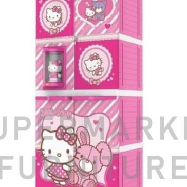 LEMARI PLASTIK NAIBA PREMIUM BONEKA HELLOKITY/NAIBA DORAEMON MURAH Terlaris