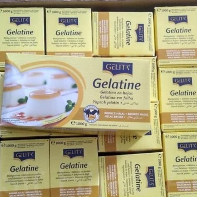 

GELATINE LEMBARAN/ GELITA GELATINE SHEET -500 GRAM