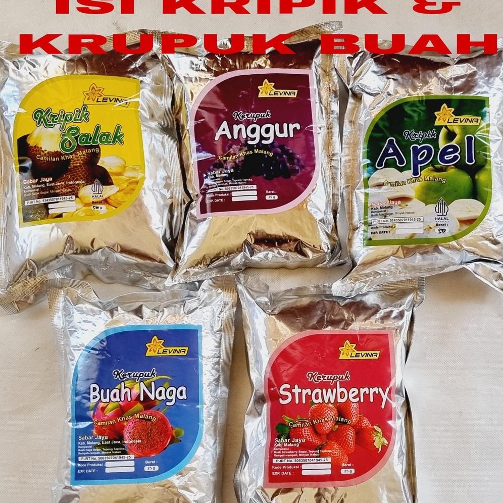

asd-86 PROMO PAKET ISI 5 BUNGKUS KERIPIK DAN KRUPUK BUAH Original