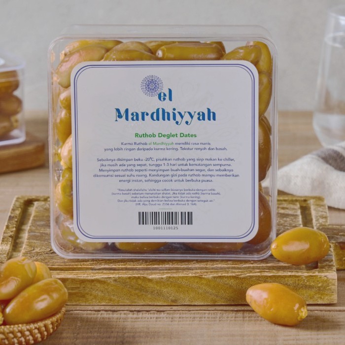 

Ruthob Deglet dan Zaghloul Dates El Mardhiyyah Kurma Matang Korma Basah Segar Frozen