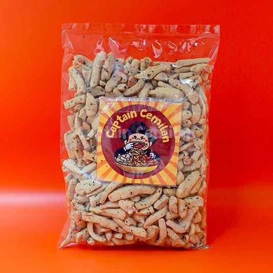 

rt-4 500gram Basreng Stik Original Asin Gurih Daun Jeruk renyah kriuk baso goreng rempah Captain Cemilan cemilan snack snack kiloan Premium