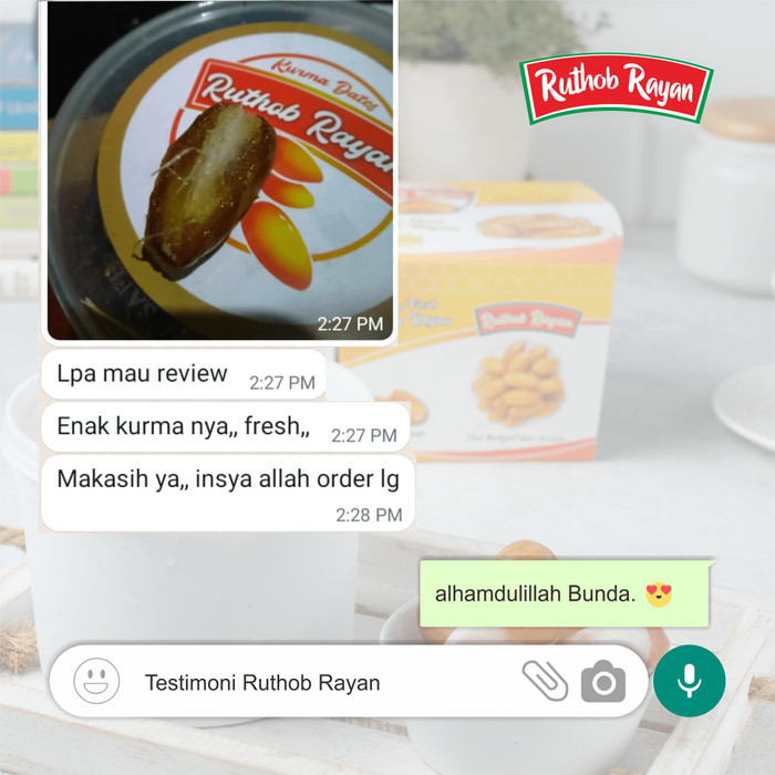 

Sale Terbatas Ruthob Rayan 450Gr Aman