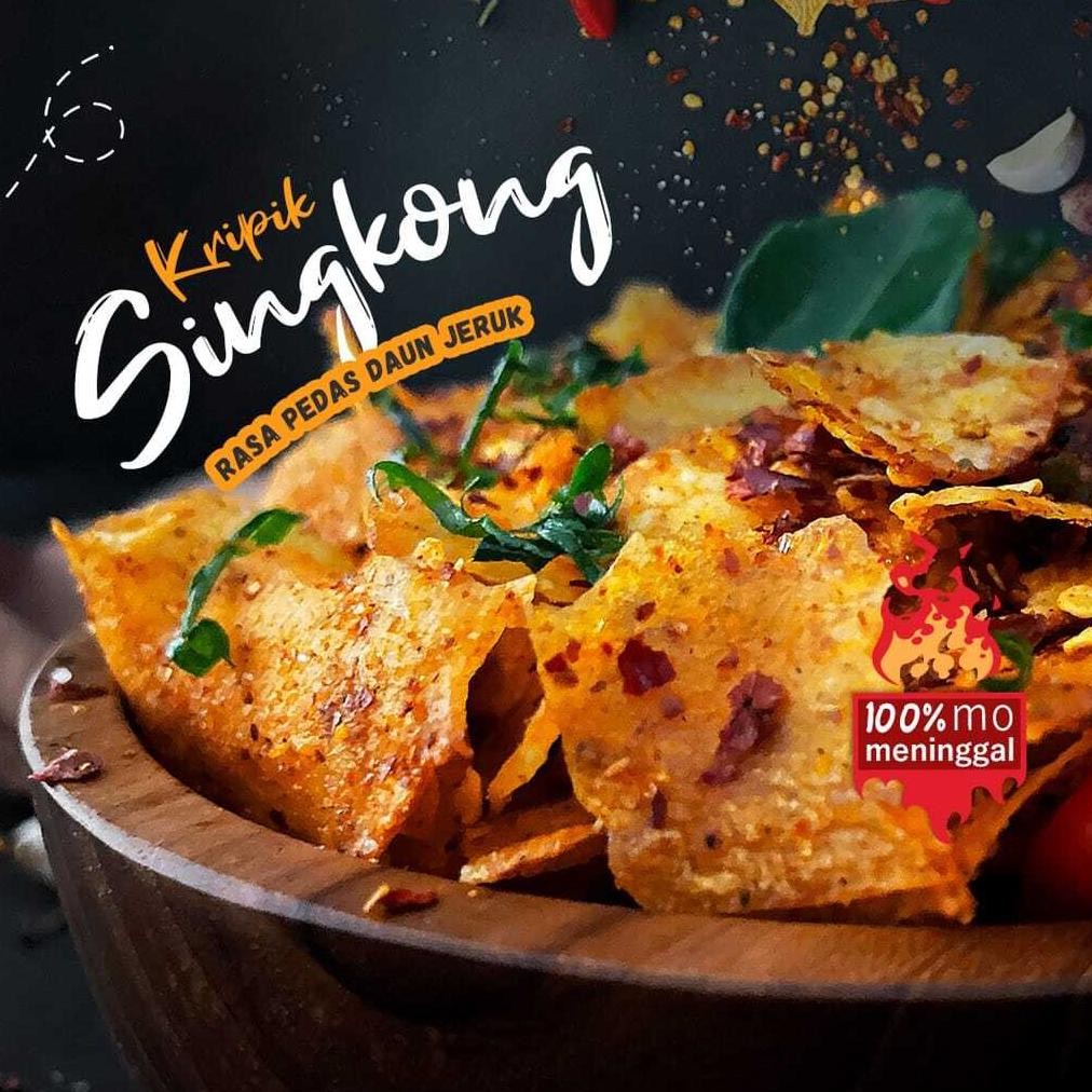 

fgs-3 Yasnack Keripik Singkong Pedas Daun Jeruk/Kripset/500gr Hemat