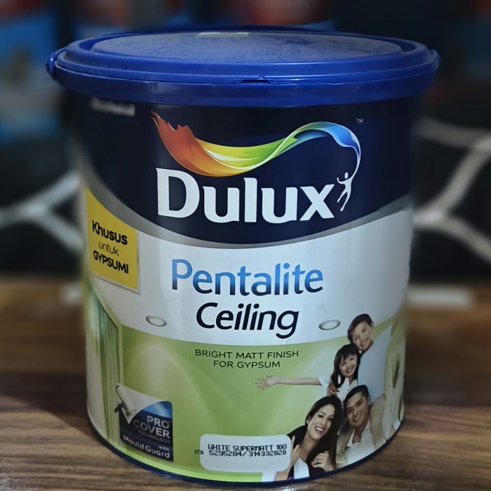DULUX PENTALITE CELLING Cat Khusus Plaffon White Super matt 5kg