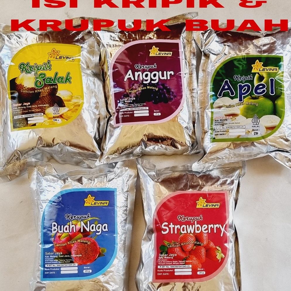 

gd-5 PROMO PAKET ISI 5 BUNGKUS KERIPIK DAN KRUPUK BUAH Sale