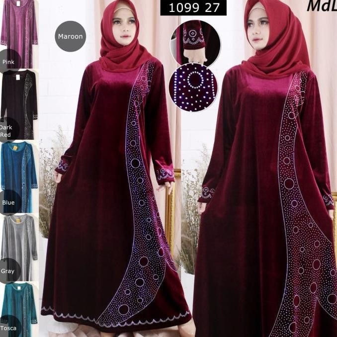 New Gamis Bludru Jumbo & Ukuran Standar Limited Edition