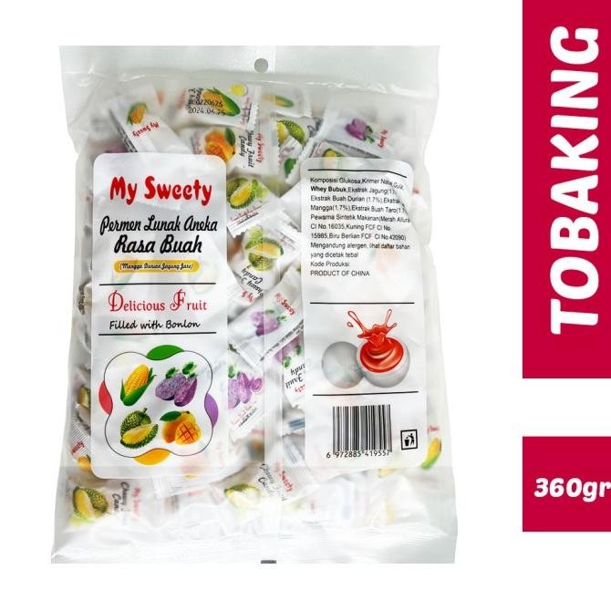 

rt-69 Permen Lunak Aneka Buah 360gr IMLEK Murah