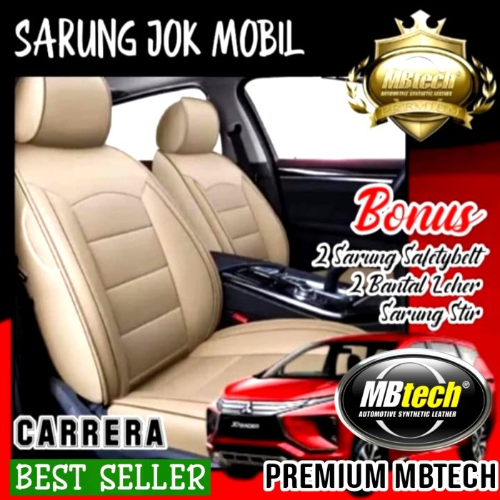 Original.. Sarung Jok Mobil Mbtech Carrera Xl7 Xpander Innova Avanza Rush Terios
