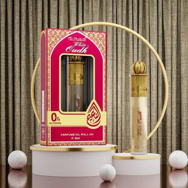 gha-65 Parfum original AL Nuaim White Oudh terlaris no 1 Floral Hemat