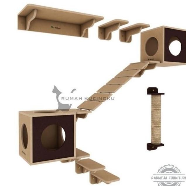 MODEL BARU MAINAN PLAYGROND CAT CONDO KUCING READY STOK TERMURAH YUK