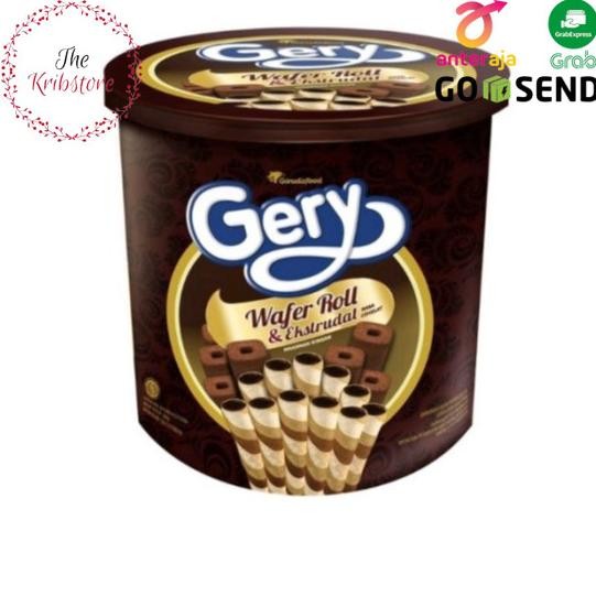 

Trend Gery Wafer Roll Coklat Bucket Toples 350 Gr Original