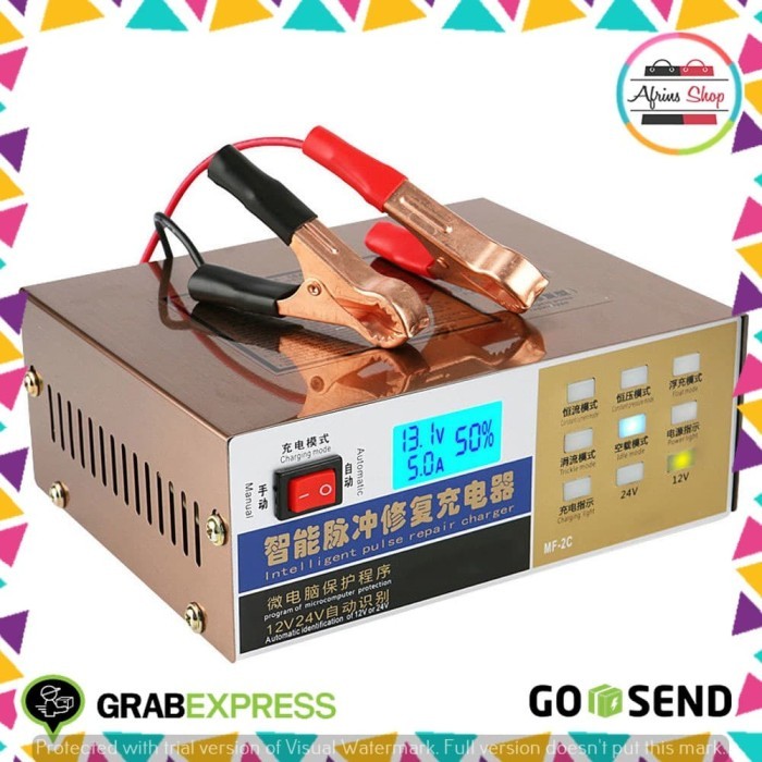 Cas AKi Charger Aki Mobil Lead Acid 12V/24V 100AH