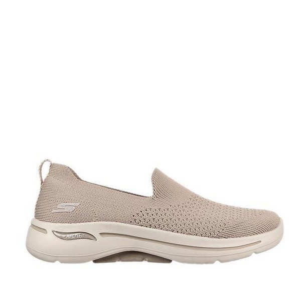 SKECHERS GO WALK ARCH FIT WOMEN'S WALKING SHOES - TAUPE ORIGINAL