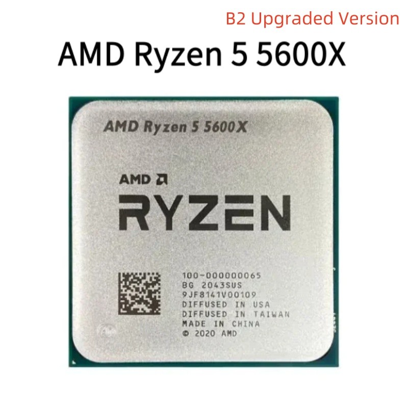VIOL Ryzen 5 5600X R5 5600X B2 Desktop Processors New 3.7 GHz 6 Cores 12 Threads Up to 4.6 GHz DDR4 