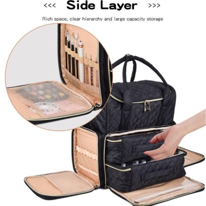 Tas Home Service Nail Art Bag - Multifungtion Backpack Ransel Pouch