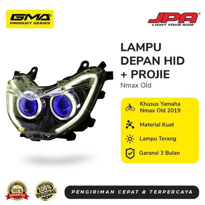 Lampu Depan Nmax HID + Projie