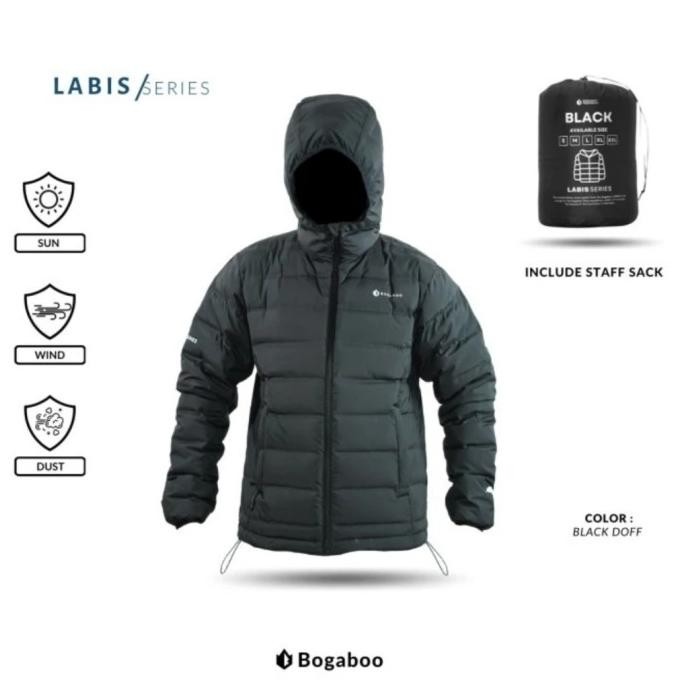 jaket gunung bulu Angsa goose down peak bogaboo insulated FP 800 tebal ultralight jacket pocketable 