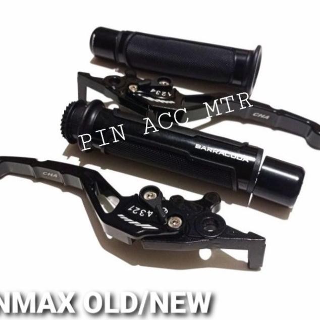 PAKET VARIASI PNP NMAX OLD NMAX NEW HANDGRIP BARRACUDA + HANDLE REM Terlaris