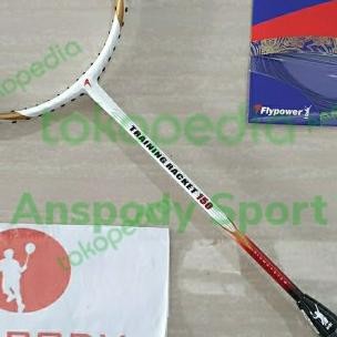 RAKET BADMINTON FLYPOWER TRAINING/LATIHAN/BEBAN 150gr FREE SENAR Terlaris