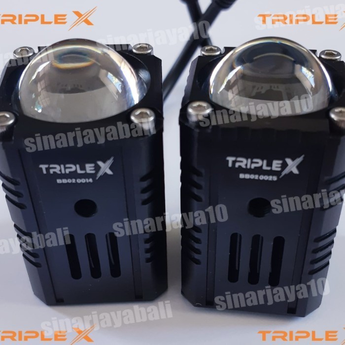 triple x x1 x3 lampu led tembak sorot tambahan motor mobil kecil mini