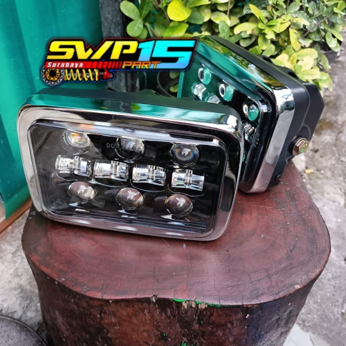 Lampu Daymaker Kotak Set Batok Pnp GL Max Gl100 RX king