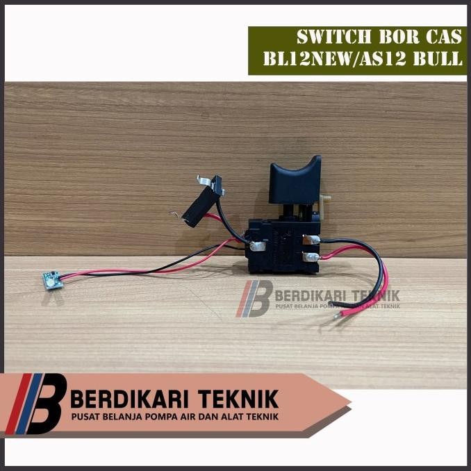 best produk] tombol bor batterai saklar pencet bor batre cas switch asli dril 12V