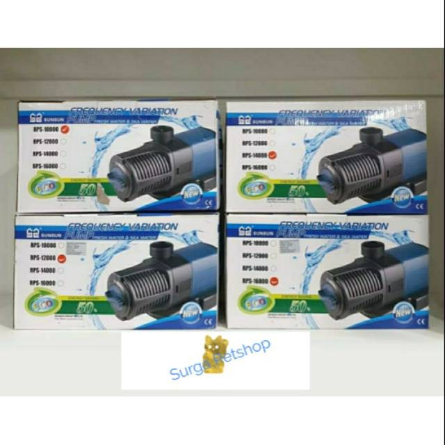 Pompa SUNSUN Submersible pump rps 10000 pompa celup kolam aquascape ORI IMPORT CHINA