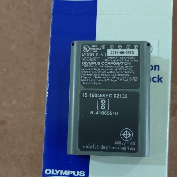 Baterai Olympus Bln-1 For Olympus Om-D E-M5 , Pen-F , M5 Mark Ii ,Ori New Stok