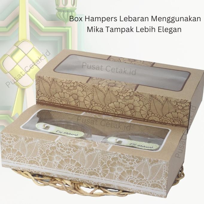 

New Box/Hampers Tema Lebaran Packaging Parsel Idul Fitri Dus Kue Ekslusif Pengiriman Cepat