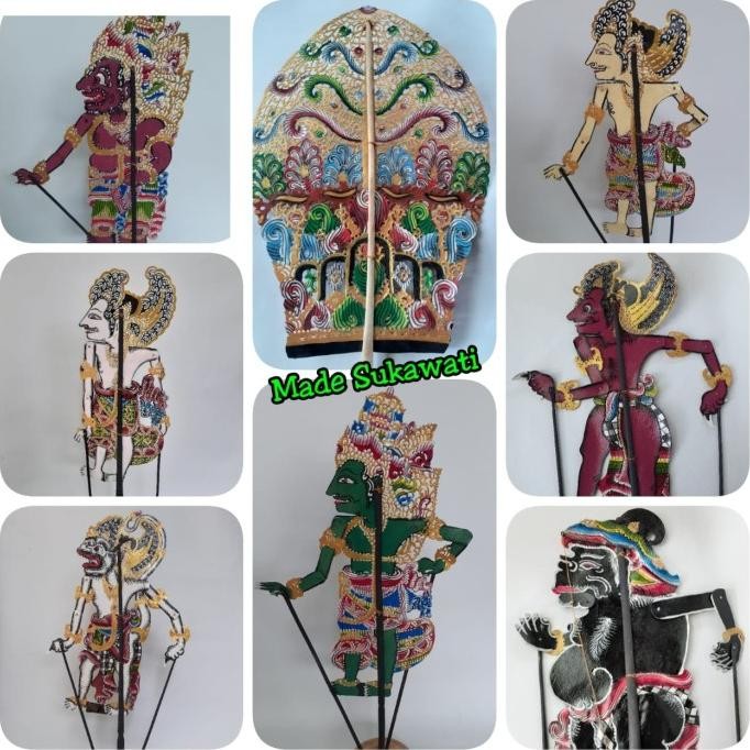 Ready oke] Kerajinan Wayang kulit bali ukiran tangan handmade