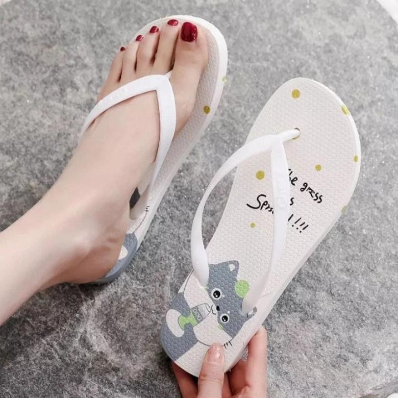 BYP-27 CAHAYA PELANGI (CPS) GRASS - SANDAL JEPIT WANITA THE GRASS HAS KOREA NEW Murah